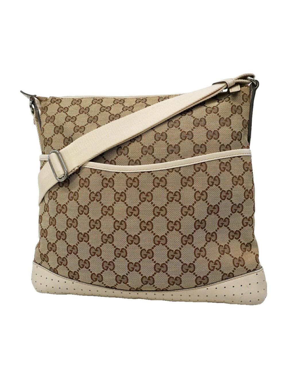 Gucci Zip Messenger Bag Gg Canvas With #369564G54B